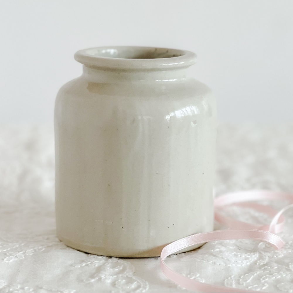 Antique French Mustard Jar Pot